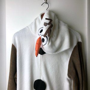 Disney Frozen Olaf Adult Cosplay Pajamas Adult L